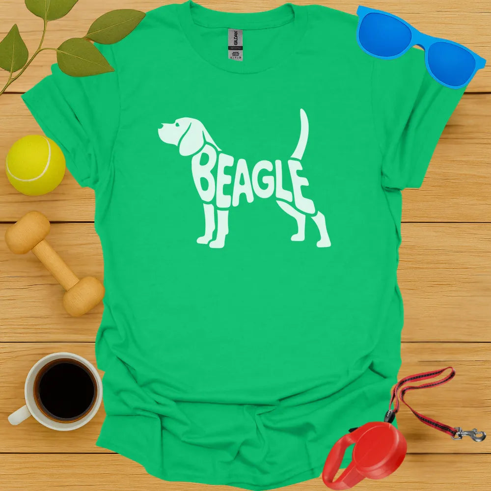 Beagle Typography Tee