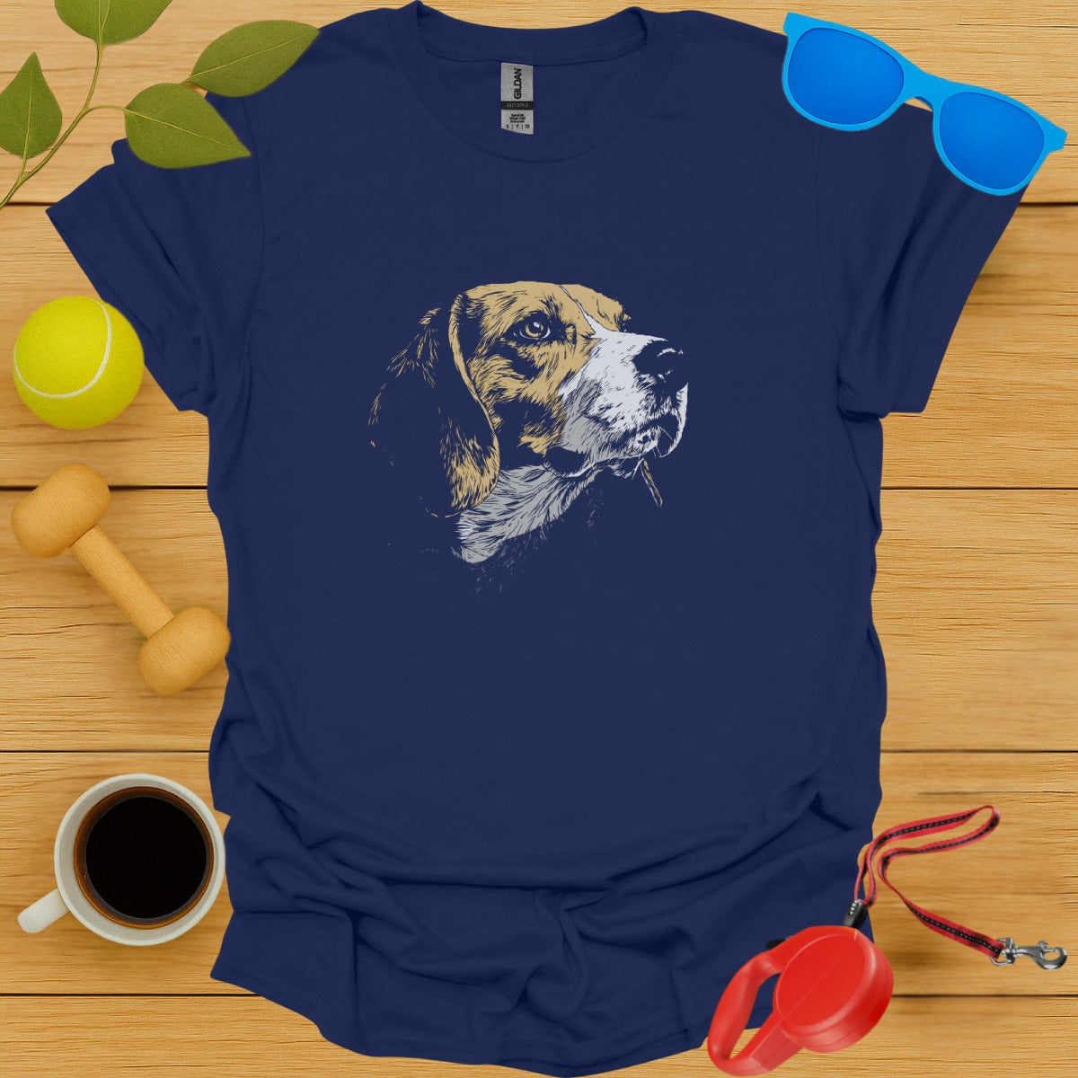 Stylish Dog Print Graphic T-shirt for Pet Lovers product