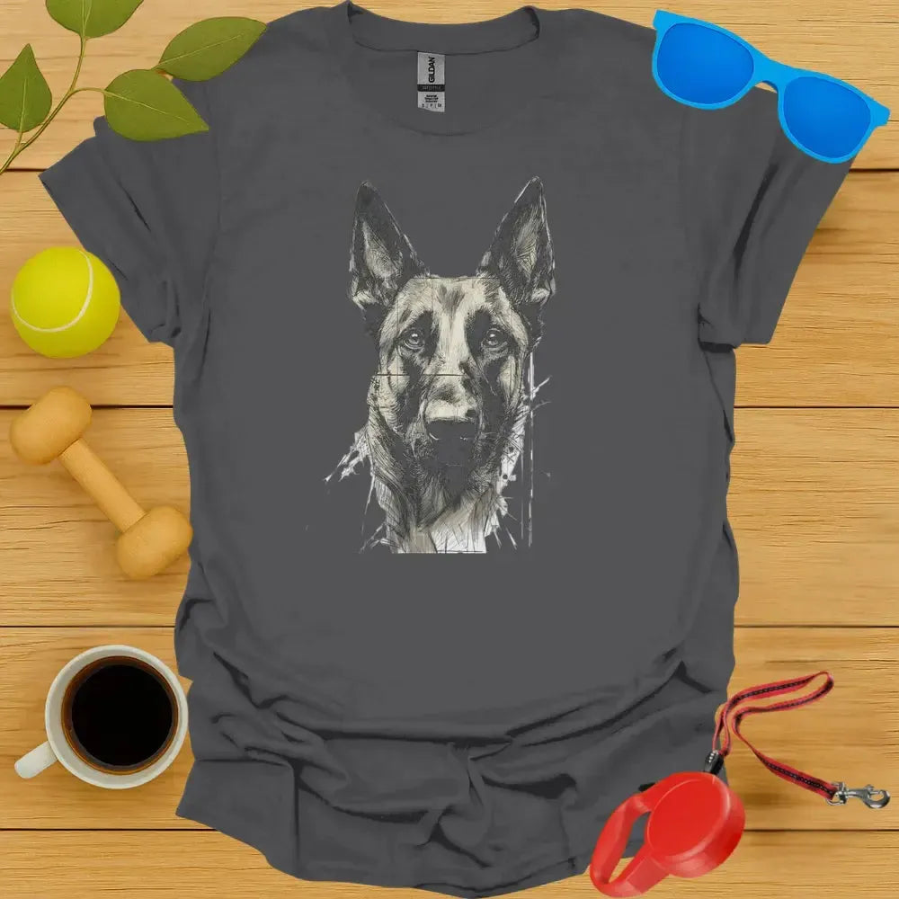 Belgian Malinois Portrait T-Shirt