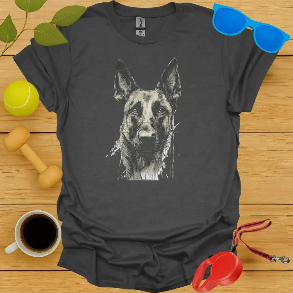 Belgian Malinois Portrait T-Shirt