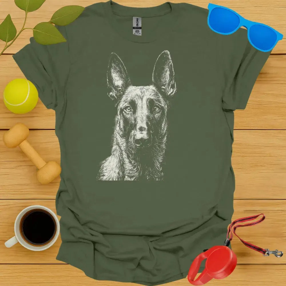 Belgian Malinois Portrait Tee