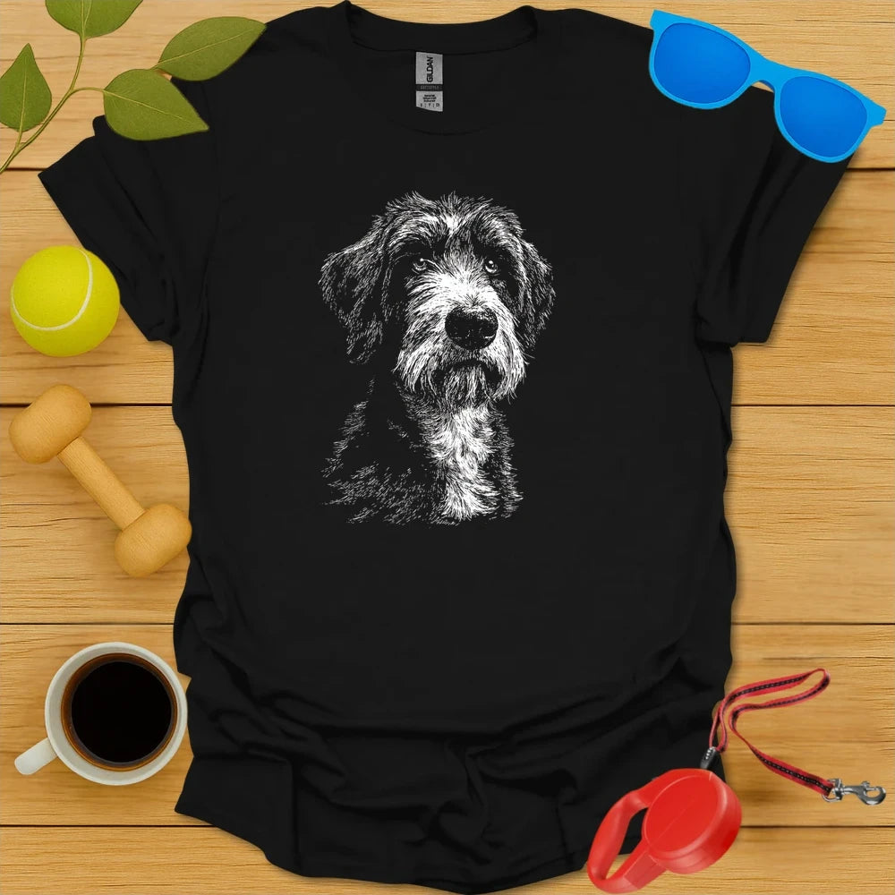 Bernedoodle Monochrome Tee