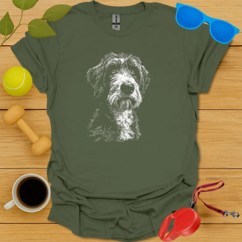 Bernedoodle Monochrome Tee