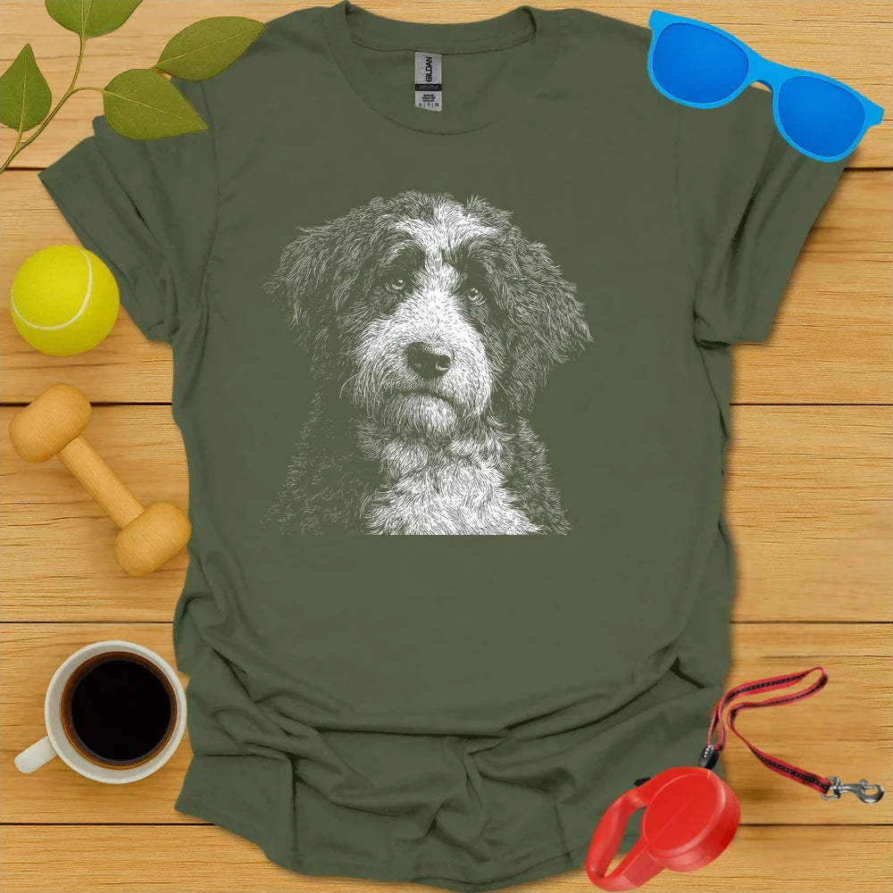 Bernedoodle Sketch Tee