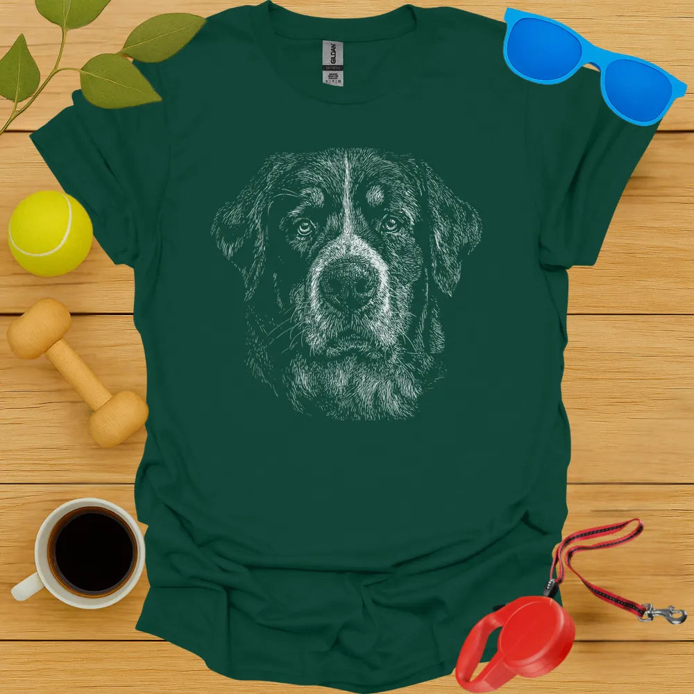 Bernese Mountain Dog Portrait Tee