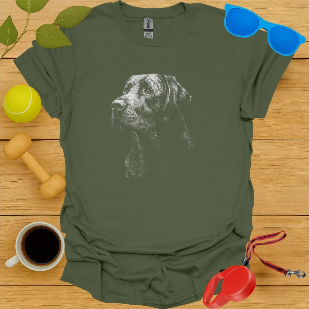 Black Lab Sketch Tee