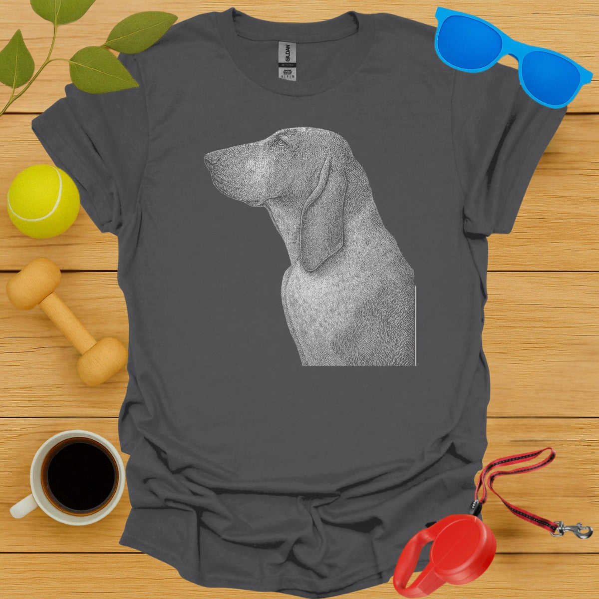 Dog Print T-Shirt for Stylish and Casual Wear product type