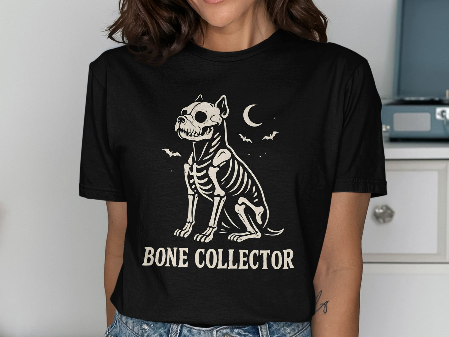 Bone Collector Skeleton Dog Halloween Shirt product type