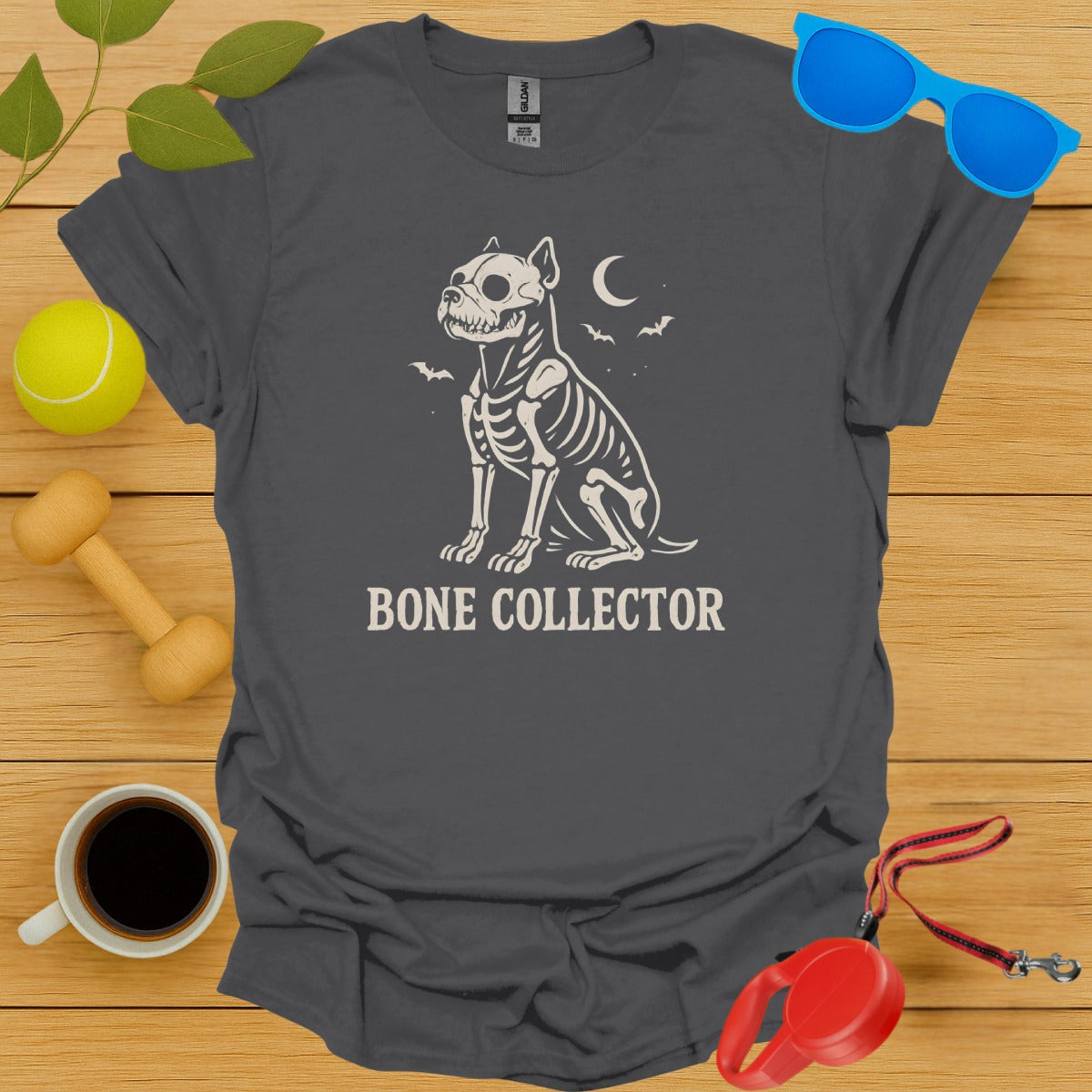 Bone Collector Skeleton Dog Design T-Shirt product type