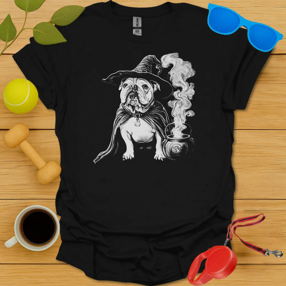 Boston English Bulldog Witch Tee