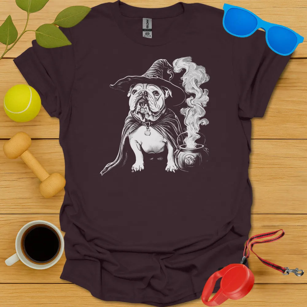 Boston English Bulldog Witch Tee