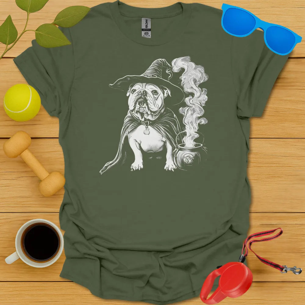 Boston English Bulldog Witch Tee