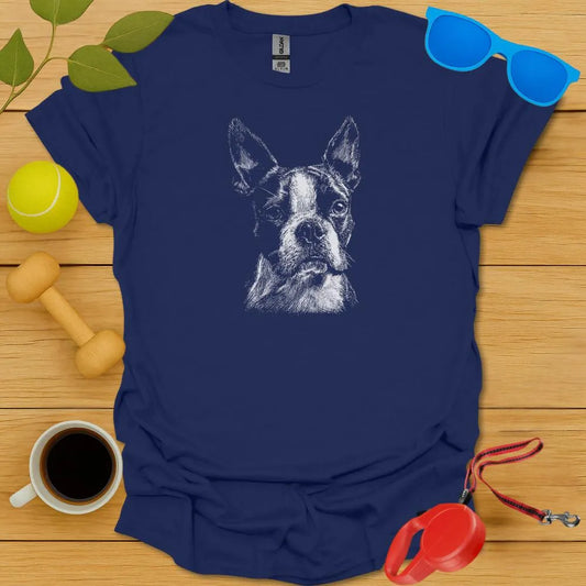Boston Terrier Portrait Tee