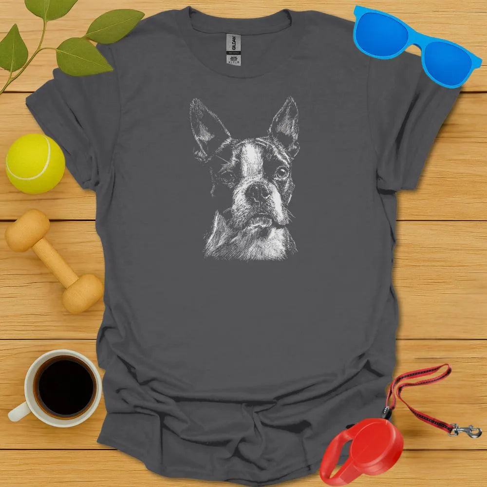 Boston Terrier Portrait Tee
