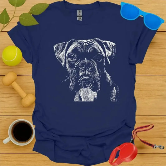 Boxer Monochrome Portrait Tee