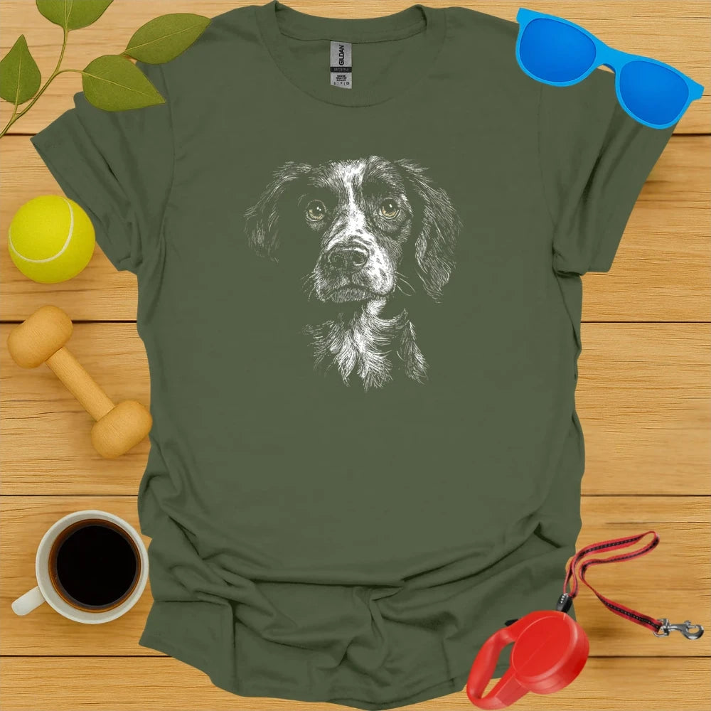 Brittany Portrait Sketch Tee
