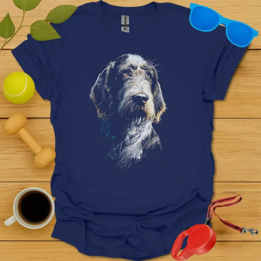 Brown Roan Spinone Portrait T-Shirt