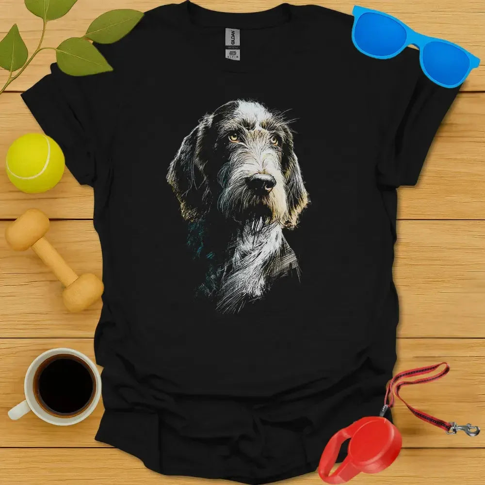 Brown Roan Spinone Portrait T-Shirt