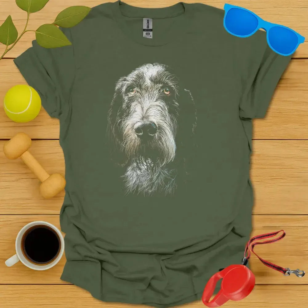 Brown Roan Spinone Portrait Tee