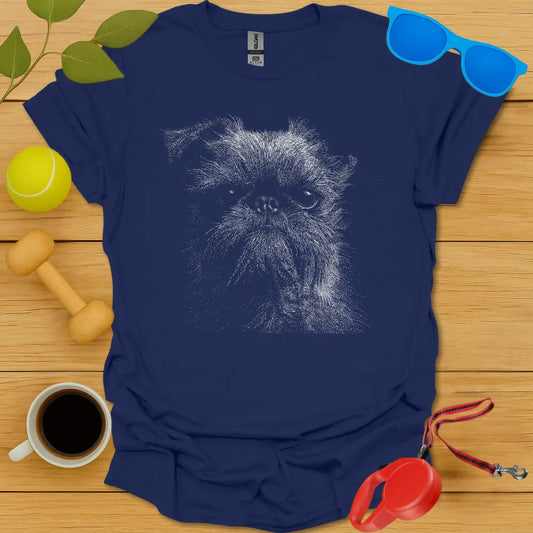 Brussels Griffon Dotwork Portrait