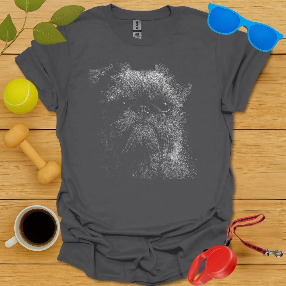 Brussels Griffon Dotwork Portrait