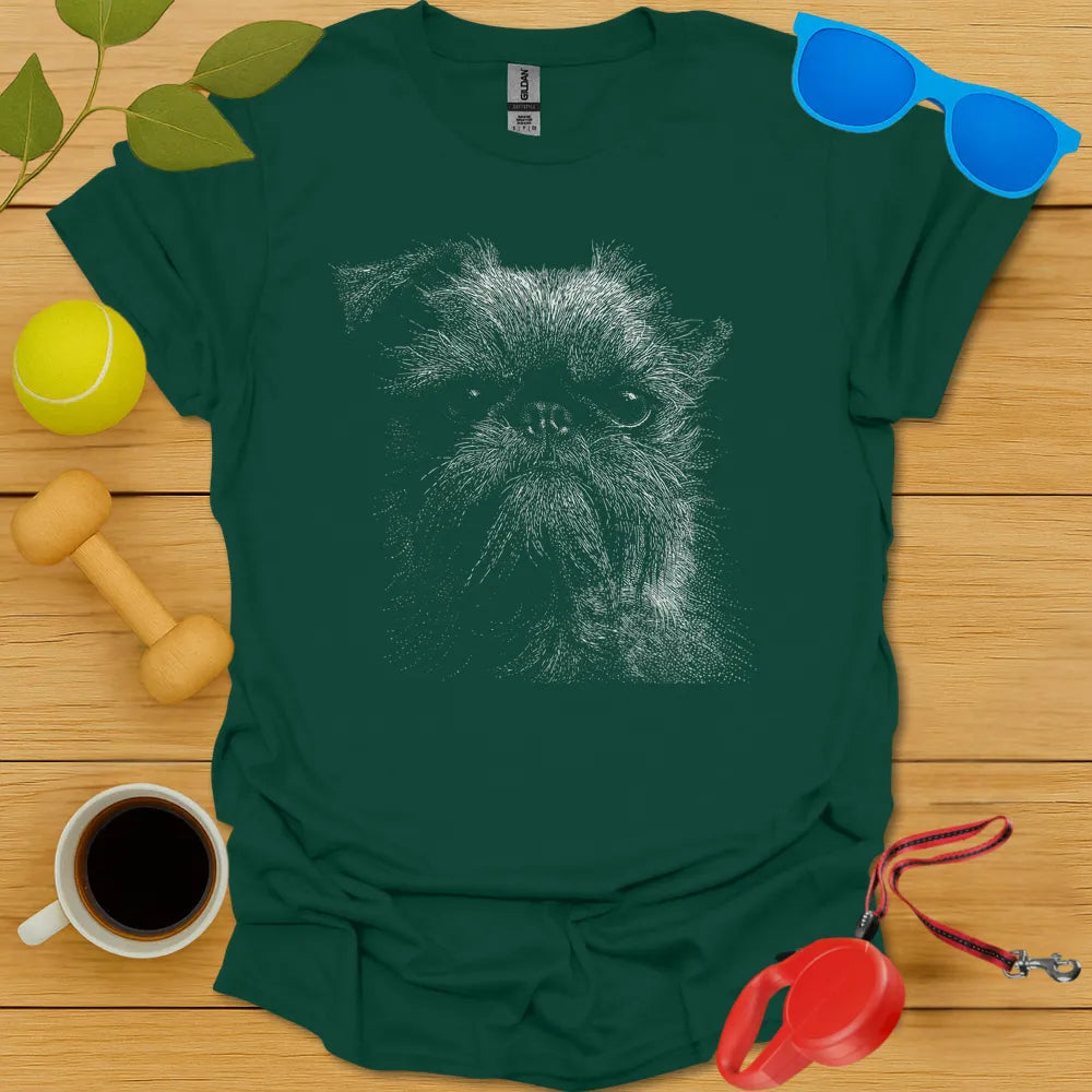 Brussels Griffon Dotwork Portrait