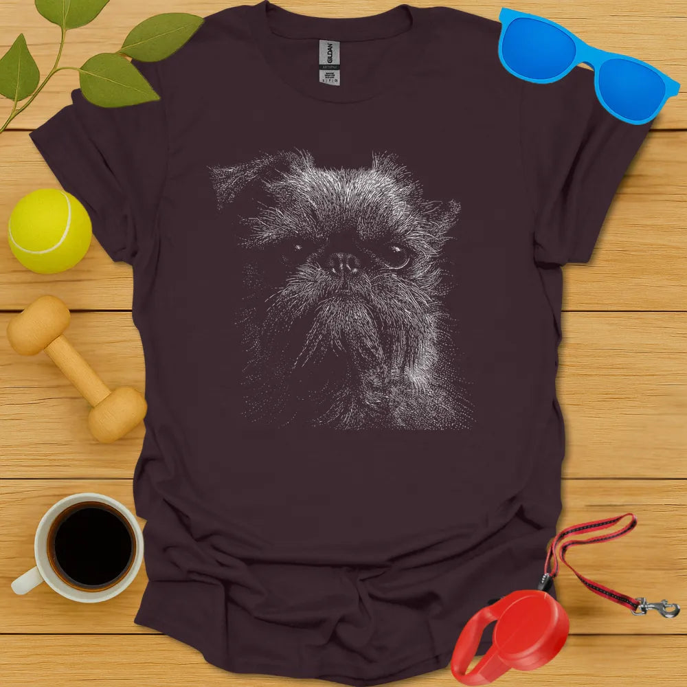Brussels Griffon Dotwork Portrait