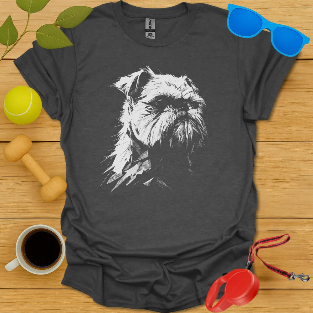 Brussels Griffon Portrait T Shirt