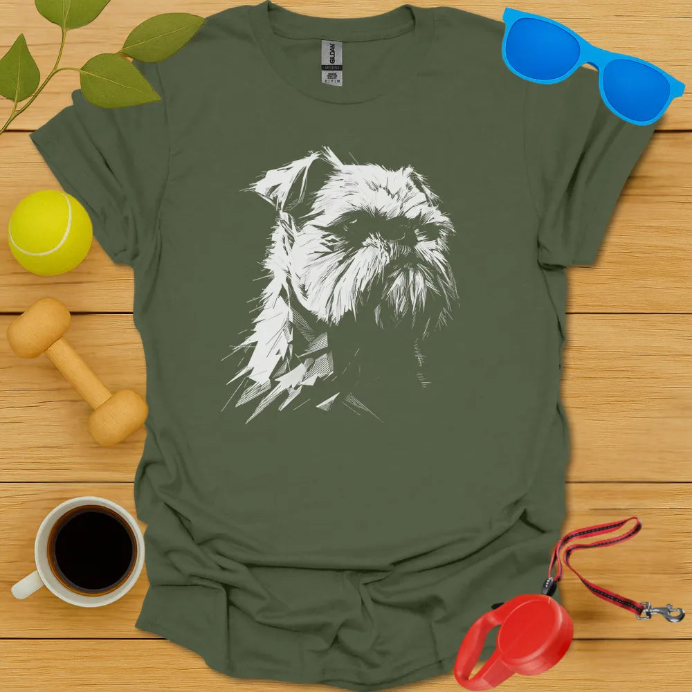 Brussels Griffon Portrait T Shirt