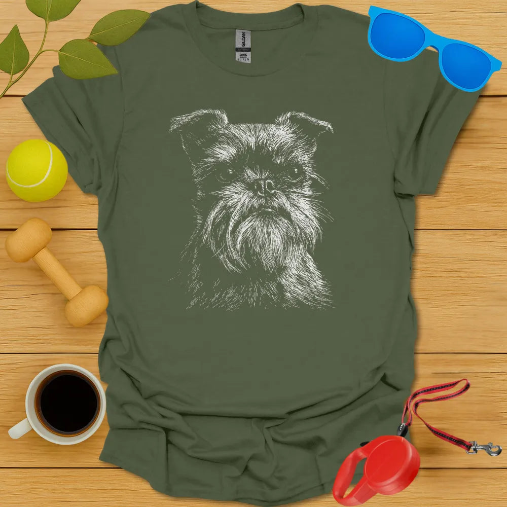 Brussels Griffon Portrait Tee