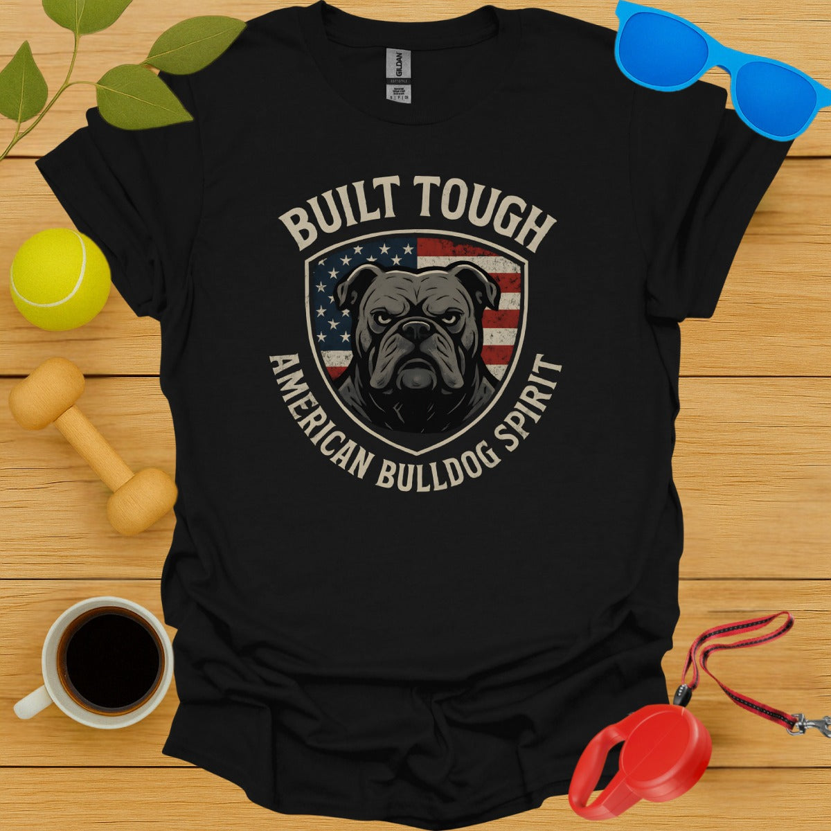 Built Tough American Bulldog Spirit Graphic Product