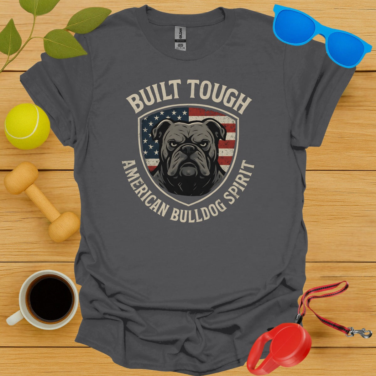 Built Tough American Bulldog Spirit T-shirt product