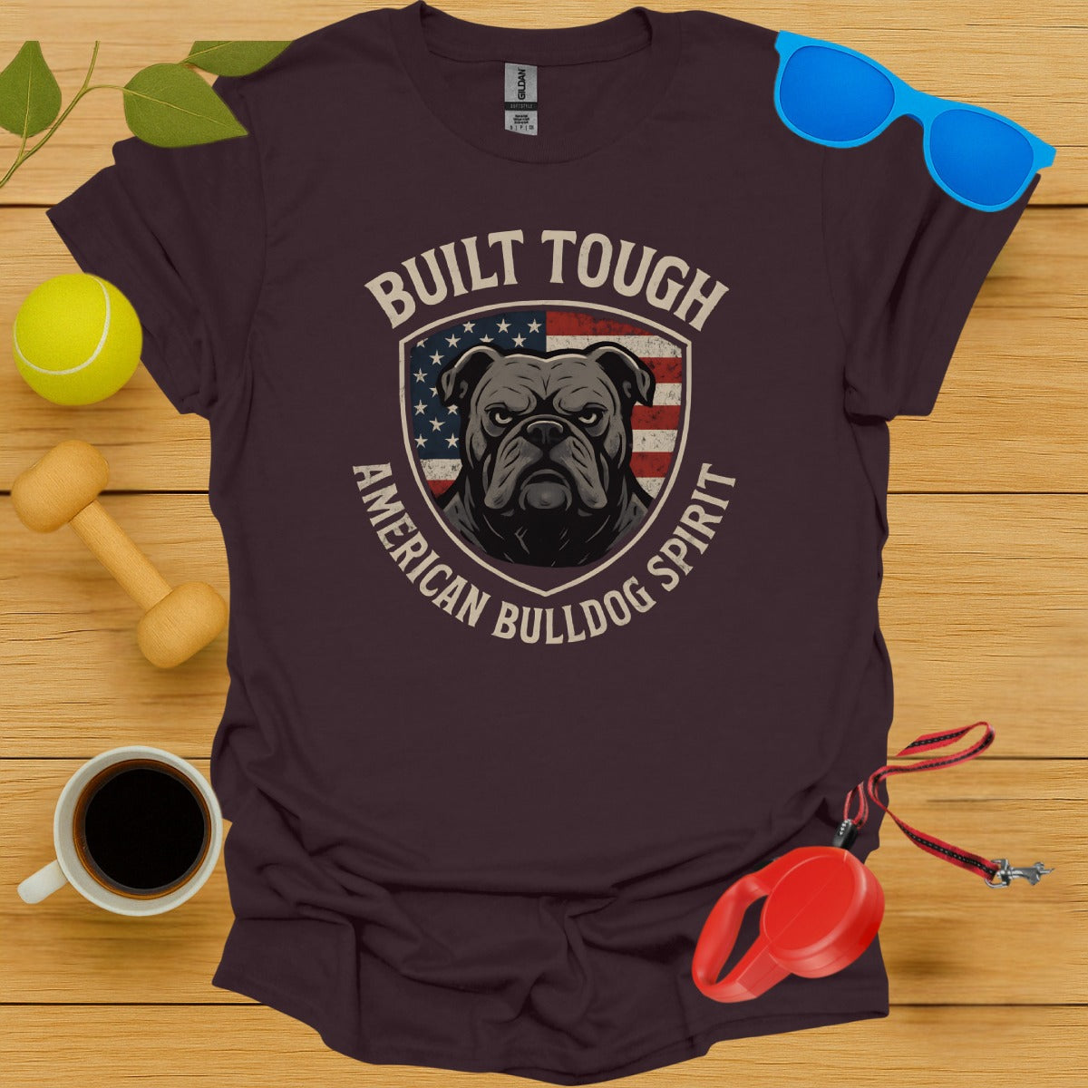 Built Tough American Bulldog Spirit Graphic T-Shirt product