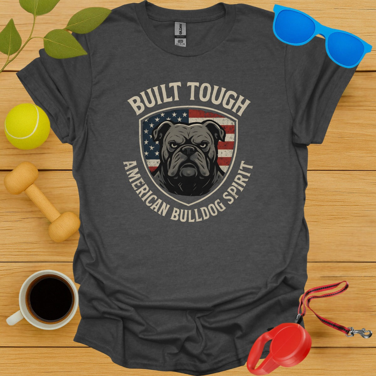 Built Tough American Bulldog Spirit T-shirt product