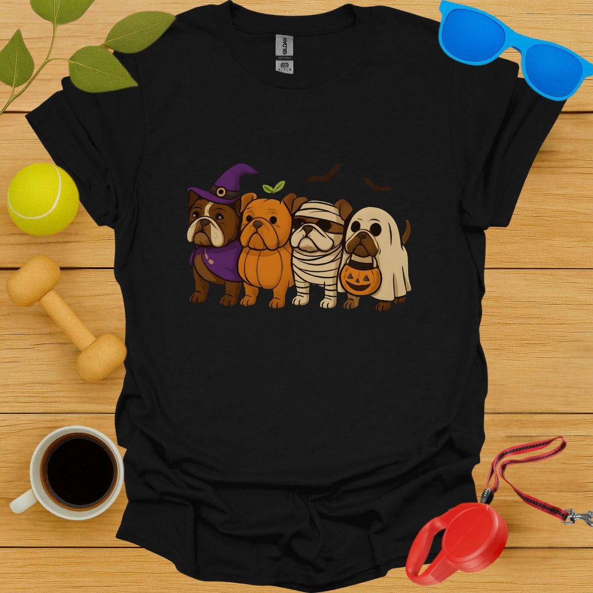Adorable Halloween Bulldog Costumes Themed Shirt product