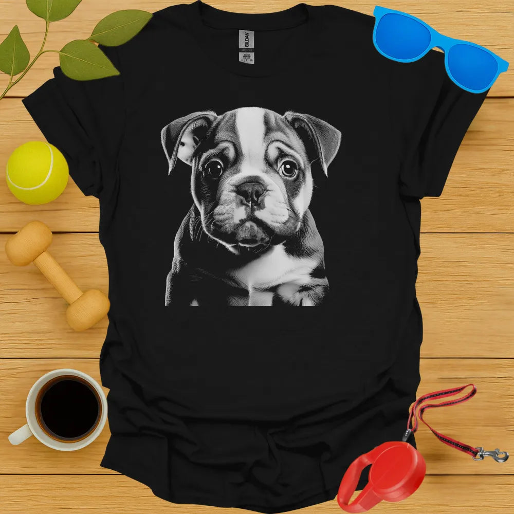Bulldog Puppy Portrait Tee