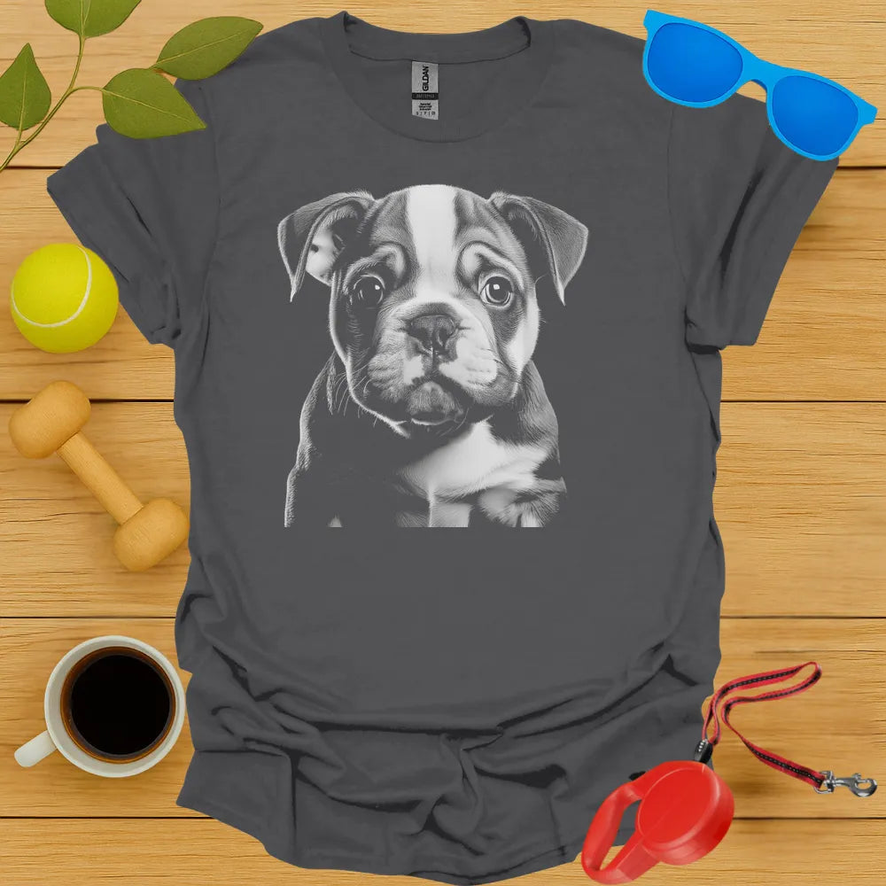 Bulldog Puppy Portrait Tee