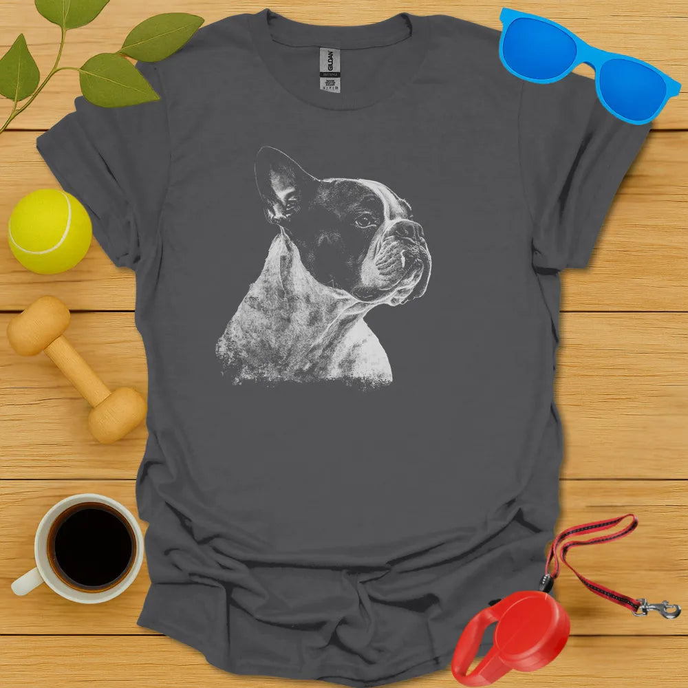 Bulldog Sketch T Shirt