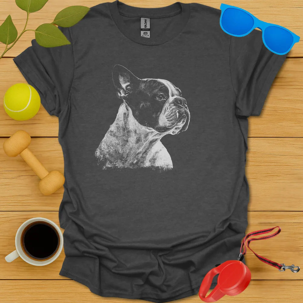 Bulldog Sketch T Shirt
