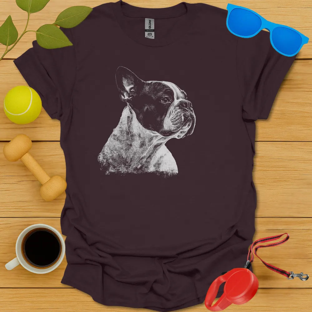 Bulldog Sketch T Shirt