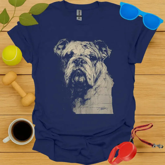 Bulldog Sketch Tee