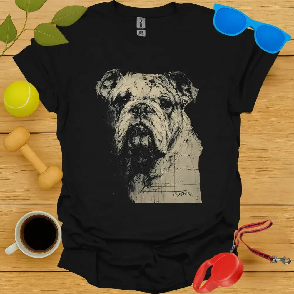Bulldog Sketch Tee