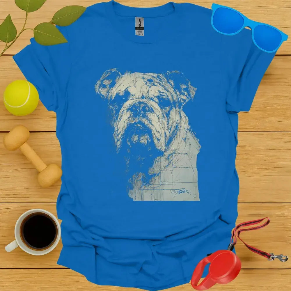 Bulldog Sketch Tee