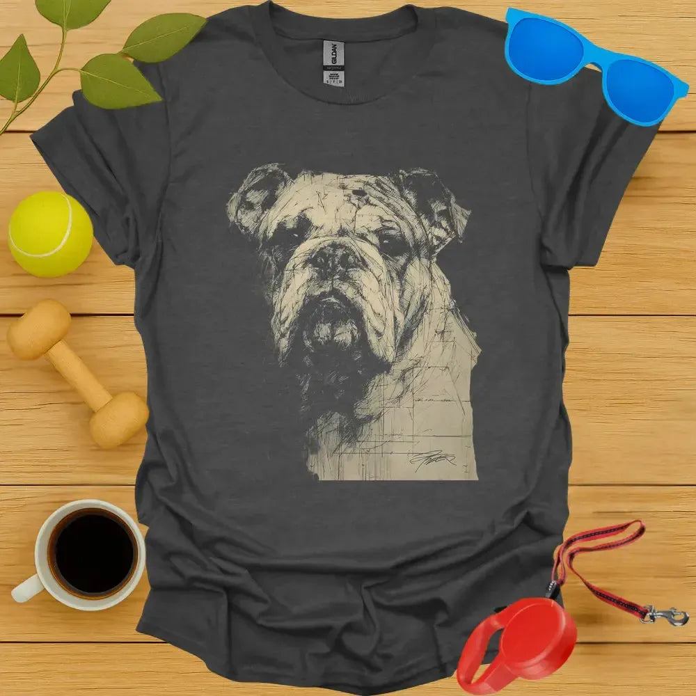 Bulldog Sketch Tee