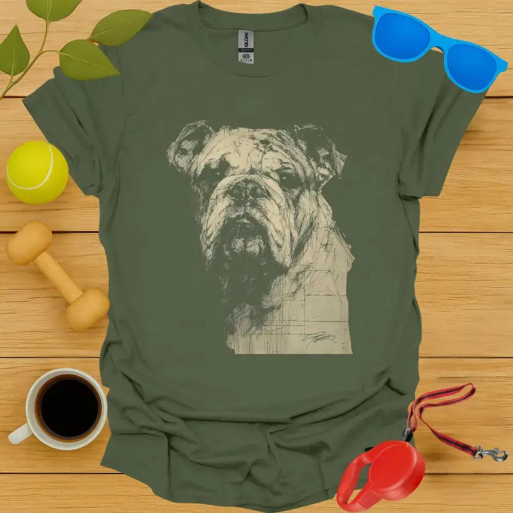 Bulldog Sketch Tee