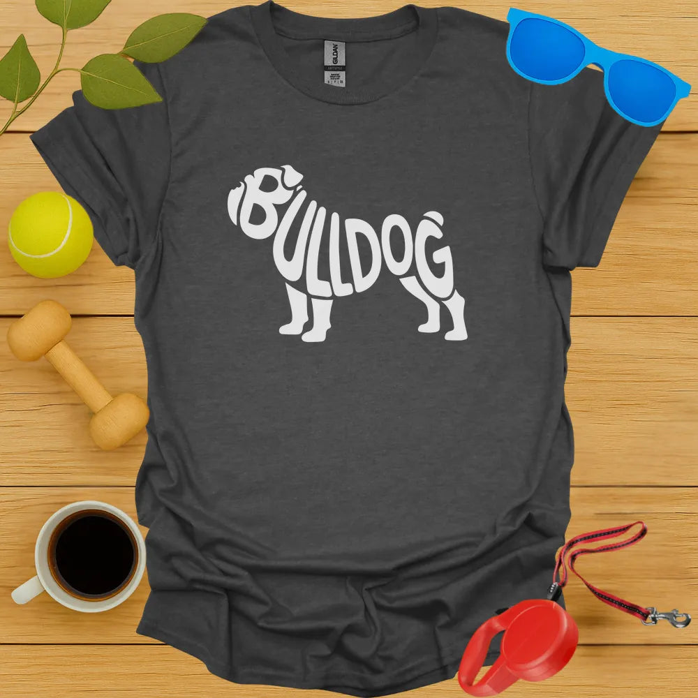Bulldog Typography Tee