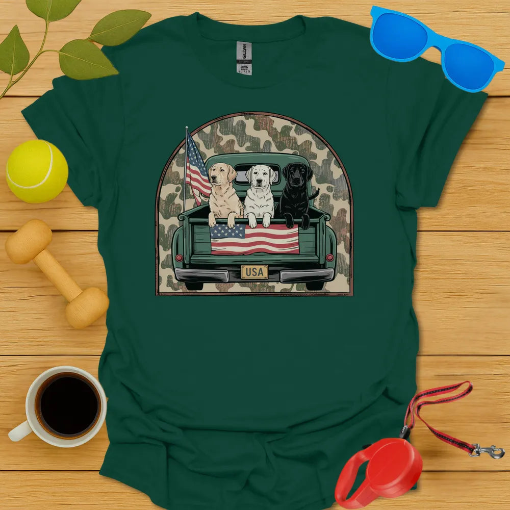 Camo & Canines Lab Tee