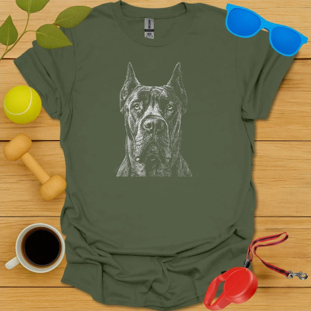 Cane Corso Mono Portrait Tee