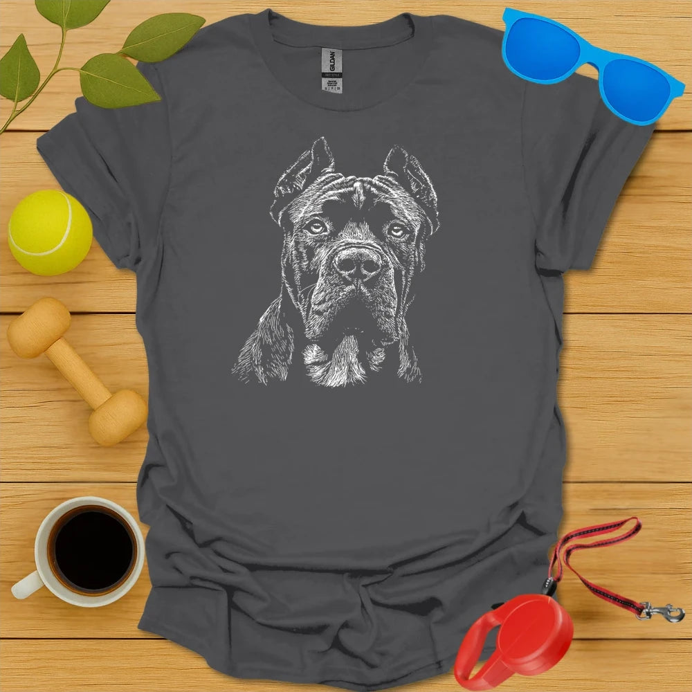 Cane Corso Monochrome Portrait