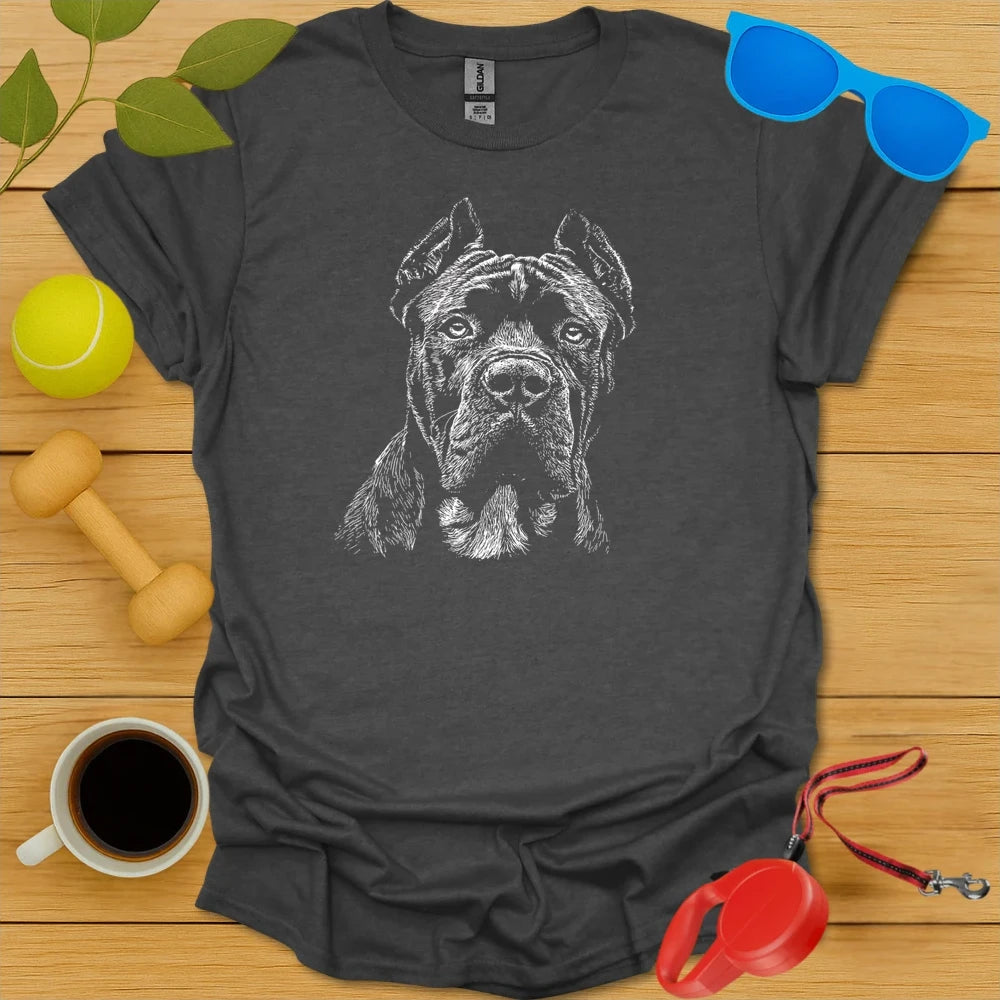 Cane Corso Monochrome Portrait